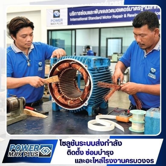 รับซ่อมและพันขดลวดมอเตอร์ไฟฟ้า